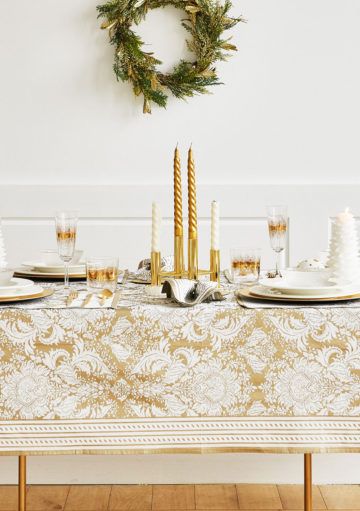 Manteles para la Mesa de Navidad Ideales para estas Fiestas