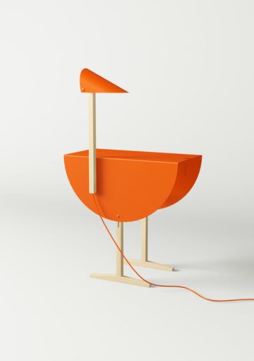 Mobiliario con Frescura: Mesa Auxiliar con Forma de Avestruz