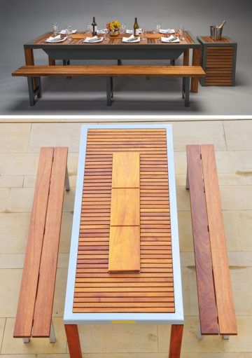 Una Mesa con Barcacoa para el Selfservice de Tus Invitados