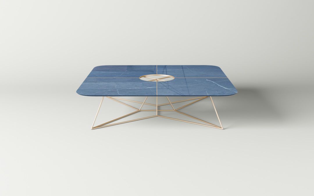 Una Mesa de Centro con un Carácter muy Elegante