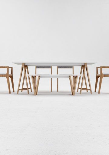 Mesa de Comedor, Sillas y Banco para Cocinas Acogedoras