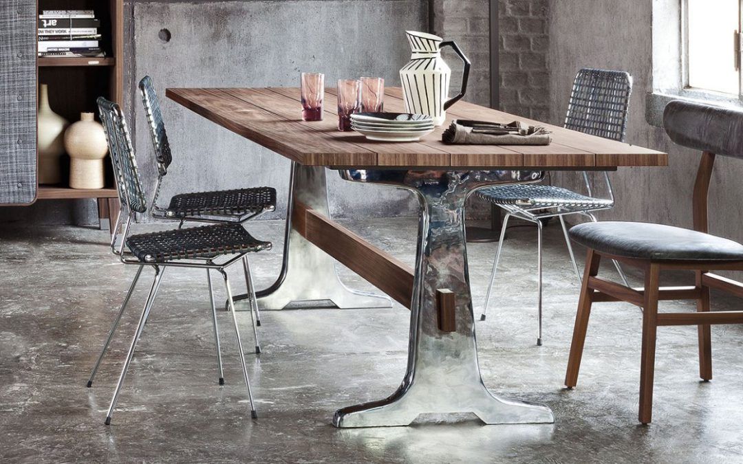 Mesas de Comedor con Tinte Natural y Diseño Contemporáneo