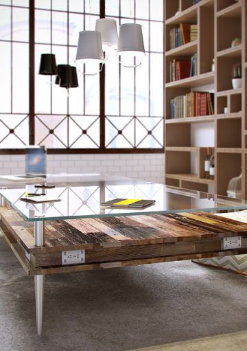 Tendencias en Diseño de Interiores: Mesa de Palets