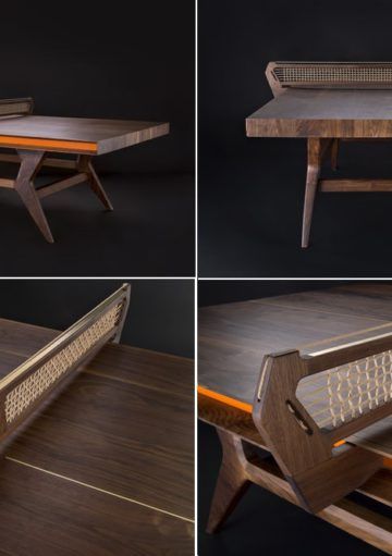 Una Mesa de Ping Pong con el Diseño más Singular