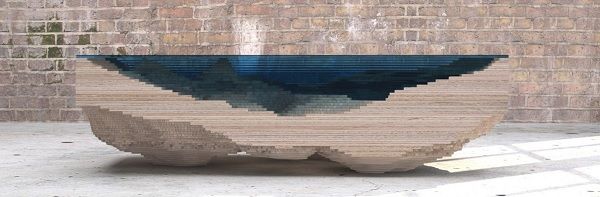 Una Mesa de Centro con Espíritu Paradisiaco