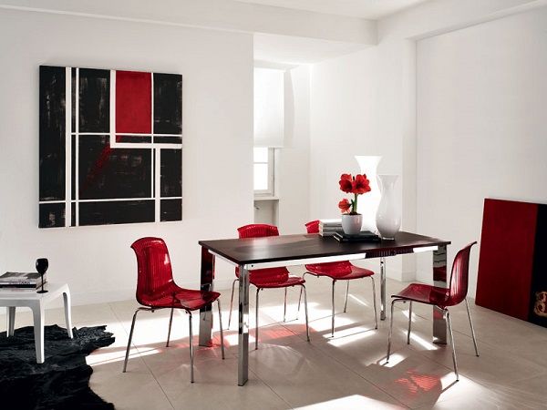 Una Comedor con un Toque muy Moderno y Sello Distintivo