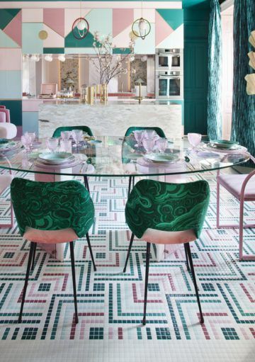 Decorar Suelos y Paredes: El Mosaico de Vidrio al Alza