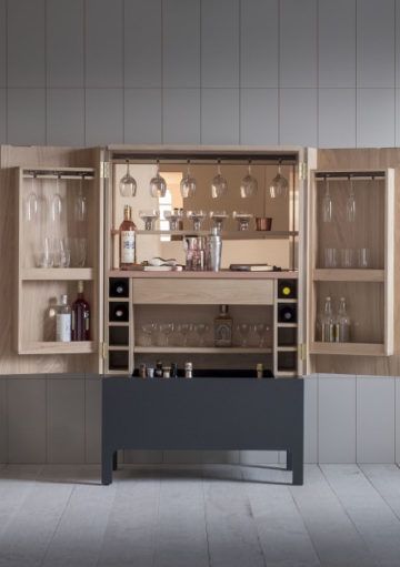 Alacenas y Mueble Bar Ideales para Almacenar y Ordenar el Menaje
