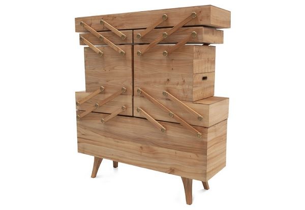 Un Aparador Inspirado en los Costureros Tradicionales