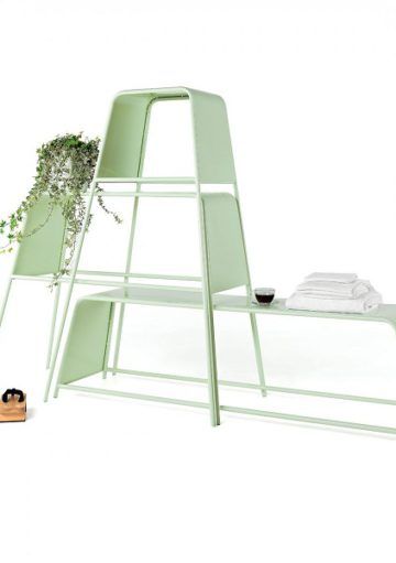 Un Mueble Modular con Estética Industrial