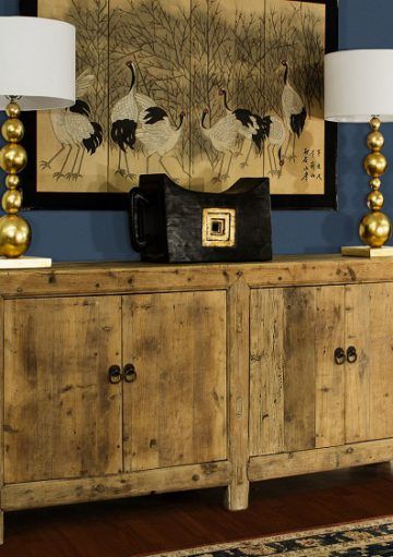 Recibidores que Combinan el Estilo Rústico y Oriental