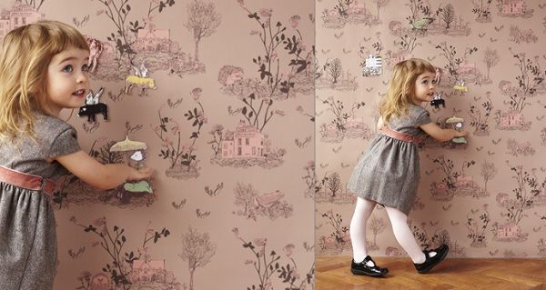 Papel pared magnético dormitorio infantil