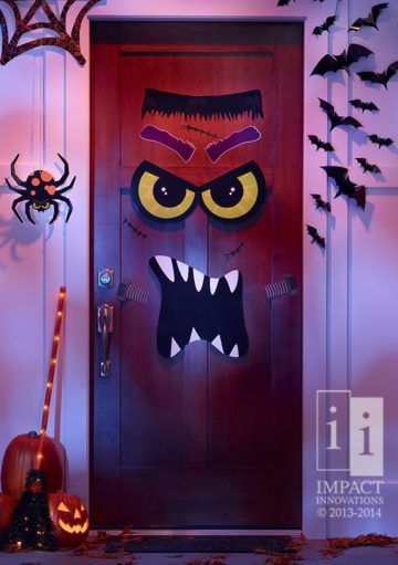 Top Ideas Decoración DIY para Crear Puertas de Halloween