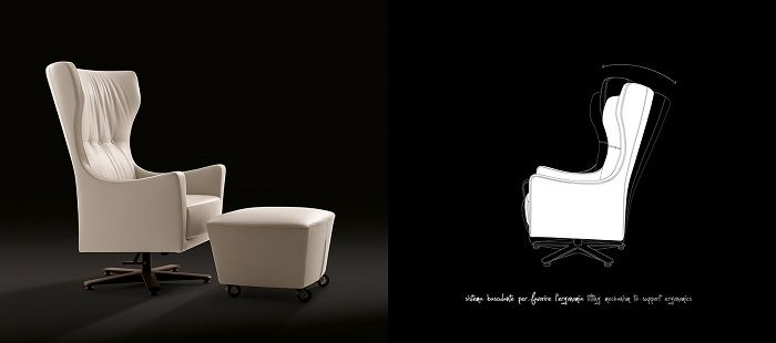 Silla de oficina en casa