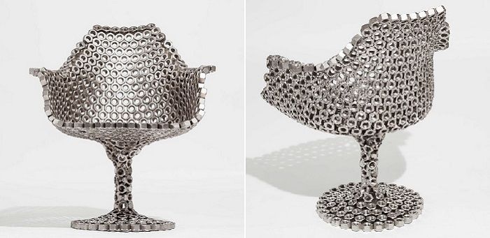 Sillas de Saarinen en versión metálica Sillas de Saarinen en versión metálica