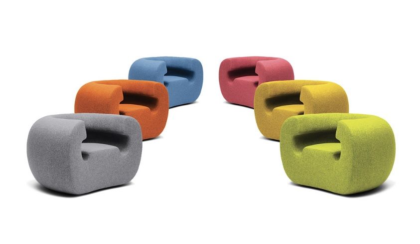 Sillones de Estilo Moderno con Explosión de Color para el Hogar