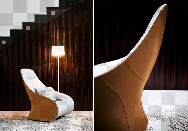 Relájate con Clase con Este Fantástico Sillón y Pouf