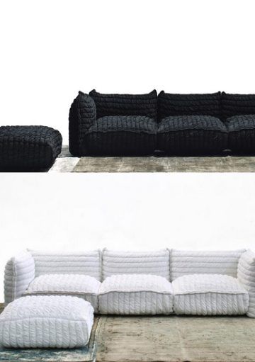 Paper Cloud, el Sofá con una Textura muy Esponjosa