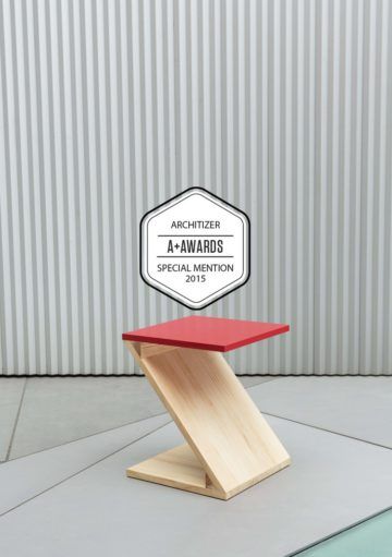 Taburete de Diseño Moderno Convertible en Estantería