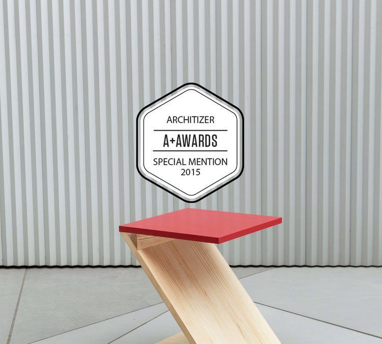 Taburete de Diseño Moderno Convertible en Estantería