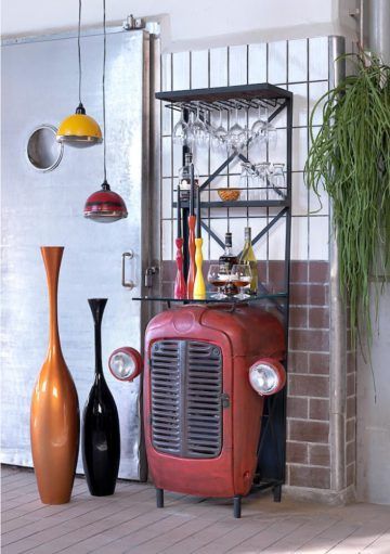 Antiguos Faros de Vespa convertidos en Lámparas Colgantes