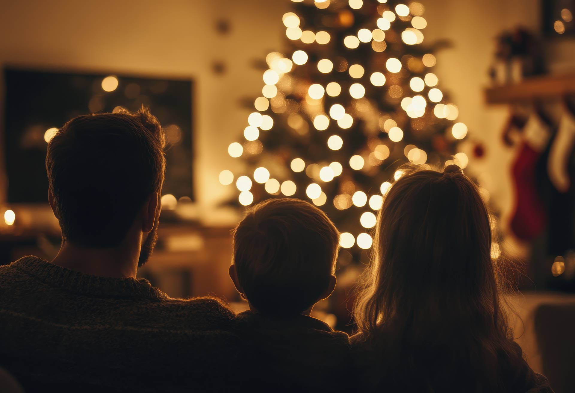 Una tarde familiar y navideña en casa